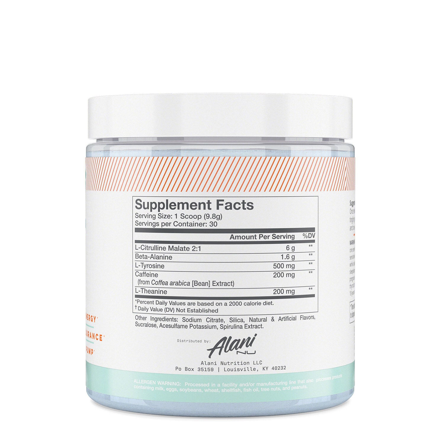 561483 Alani Nu Alani Nu PreWorkout provides 30 servings